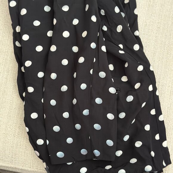 Vintage Black Polka Dot Blouse Cardigan - Picture 5 of 5